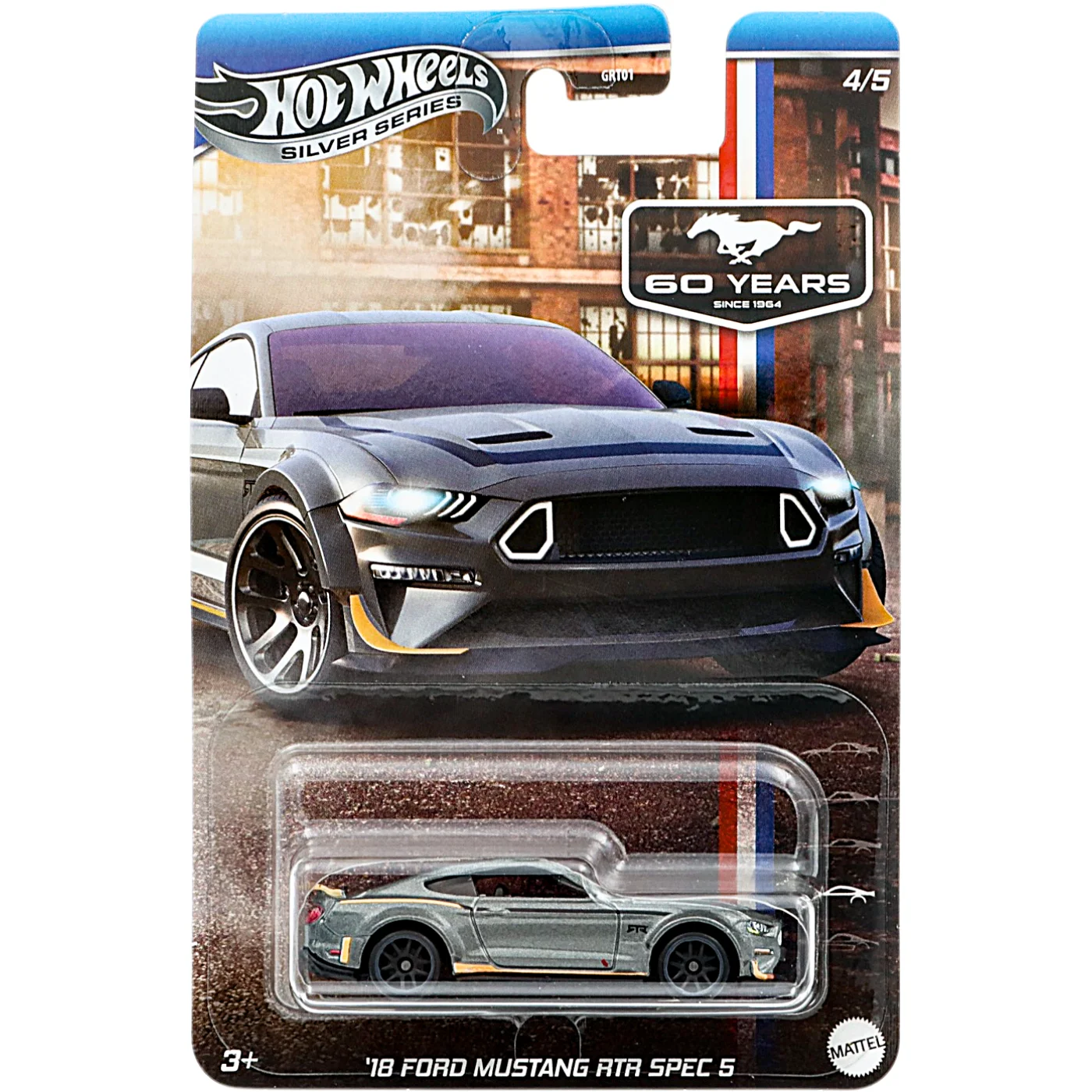 '18 Ford Mustang RTR Spec 5 - Grå - Mustang 60 Years - HW
